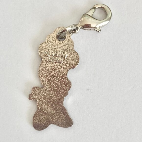 Vintage Disney Bashful Minnie Mouse Clip On Charm Zipper Pull Bag Purse Pink Bow - Picture 4 of 7